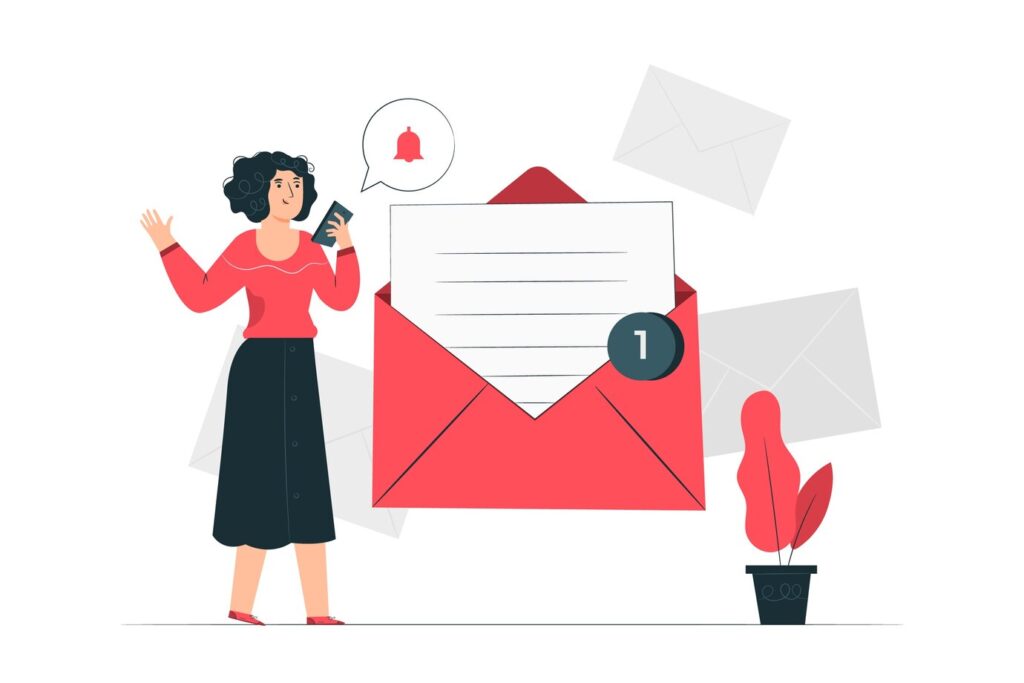 emailing client illu