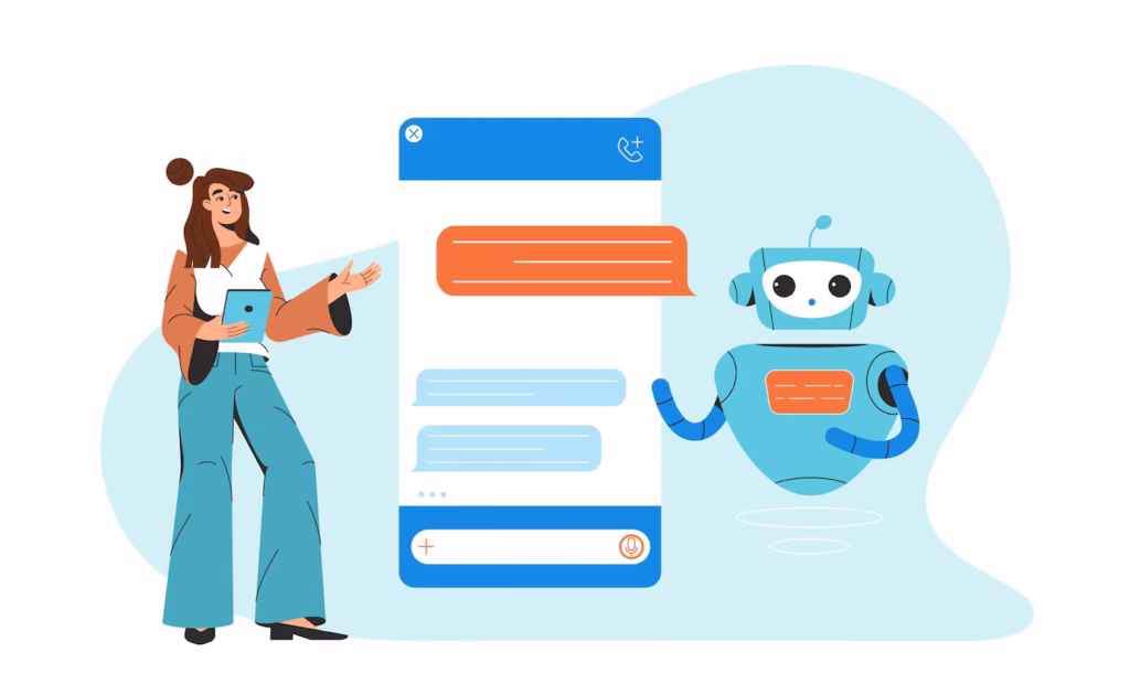 chatbot en ligne illu