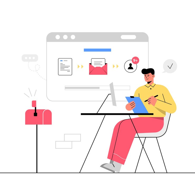 emailing commercial illu
