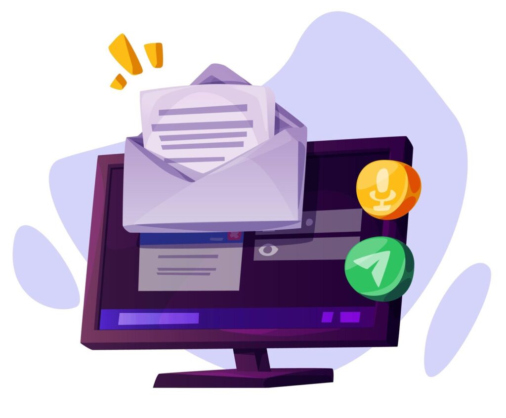 newsletter et emailing illu