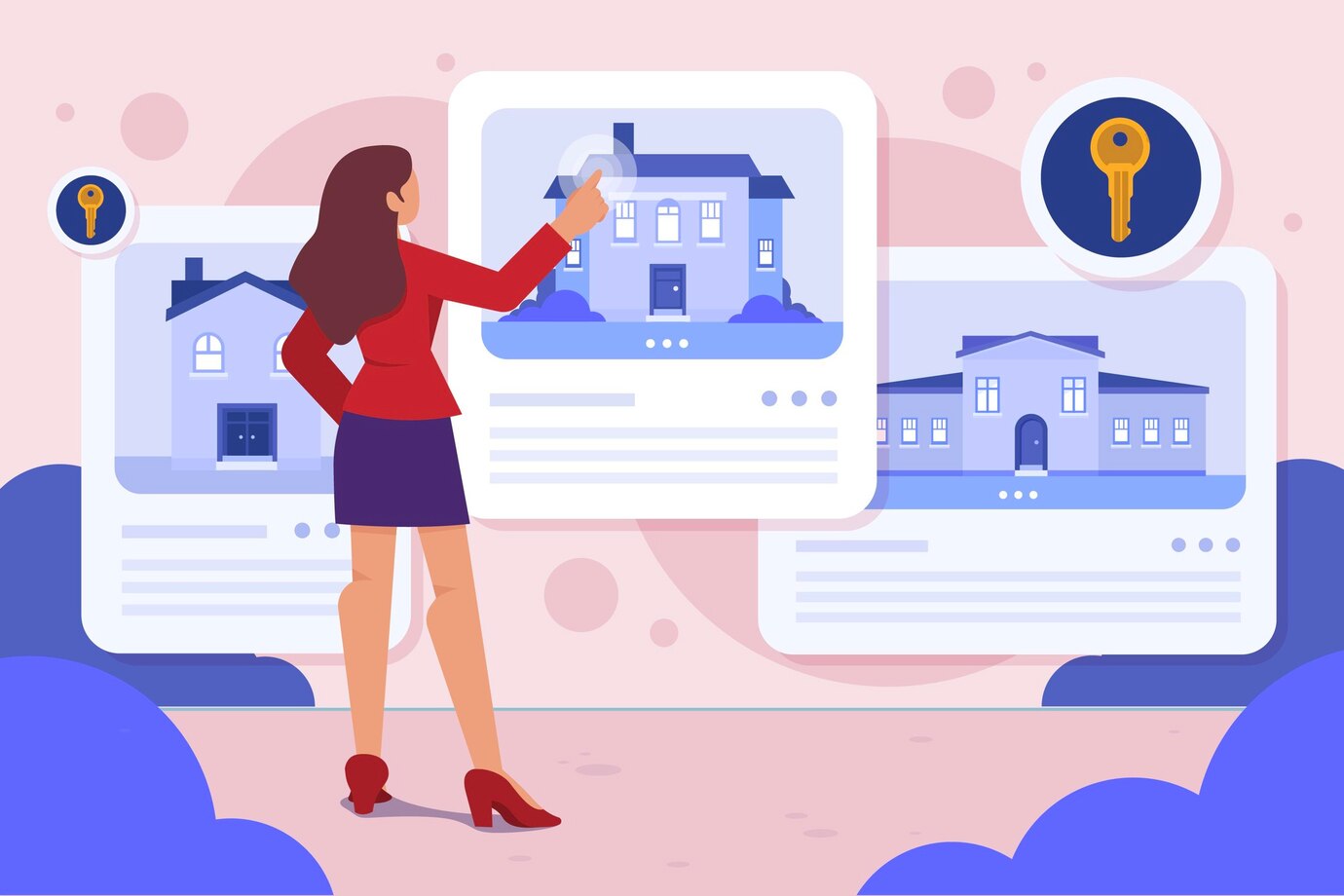 prospection digitale immobilier illu